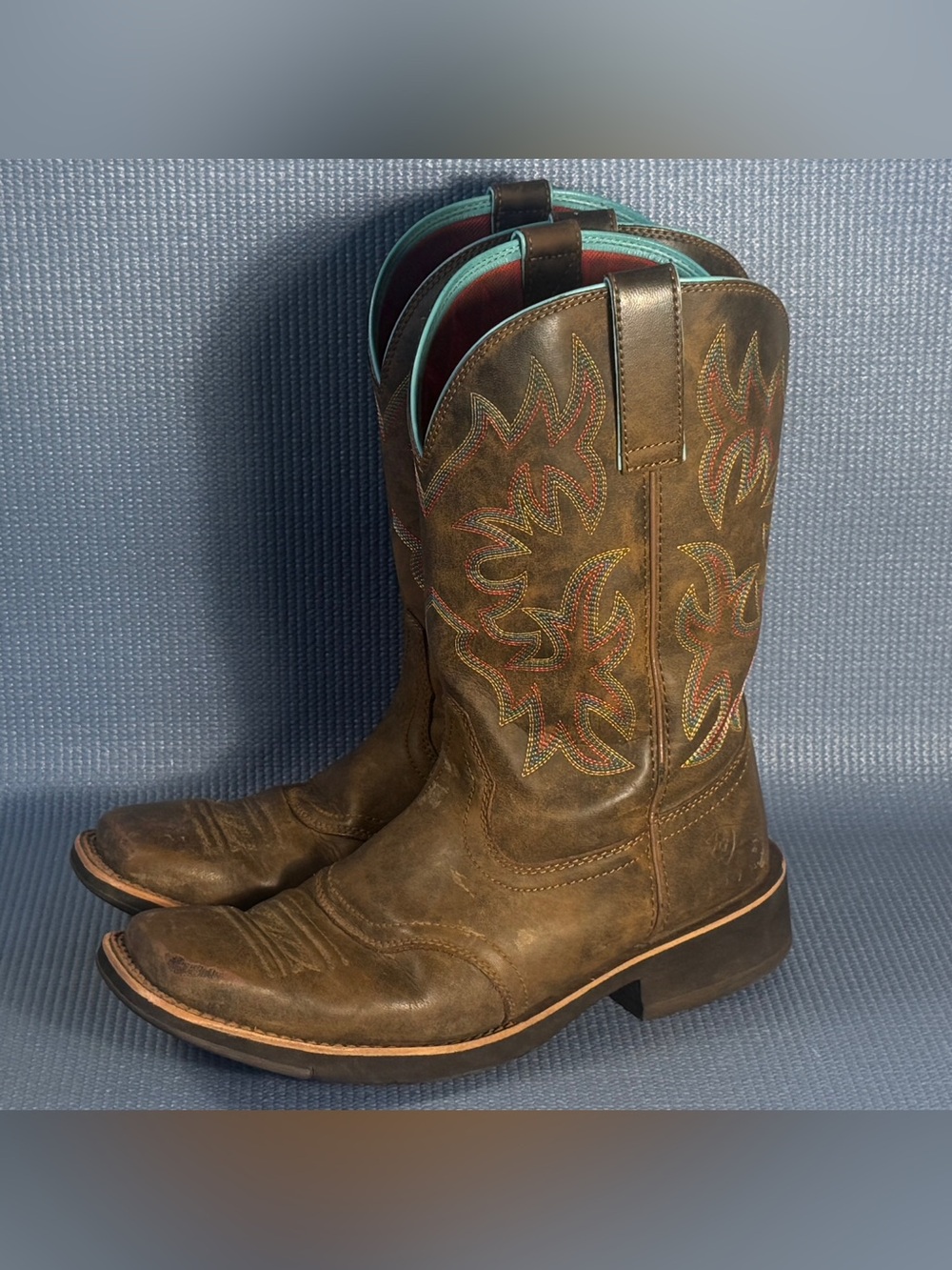 Ariat Women's Delilah Brown Leather Western Cowboy Boots Size 9